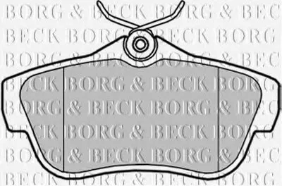 Комплект тормозных колодок, дисковый тормоз BORG & BECK купить