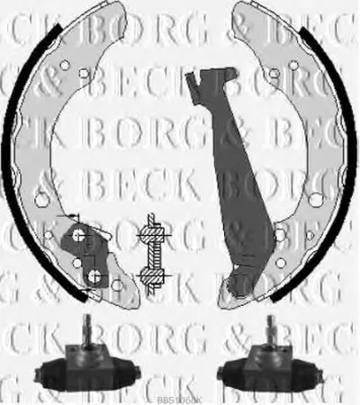 Комплект тормозных колодок BORG & BECK купить
