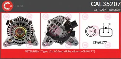 Генератор GENUINE SERIES CASCO купить