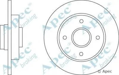 Тормозной диск APEC braking купить