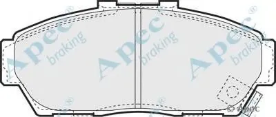 Комплект тормозных колодок, дисковый тормоз APEC braking купить