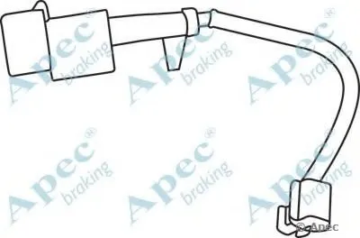 Указатель износа, накладка тормозной колодки APEC braking купить