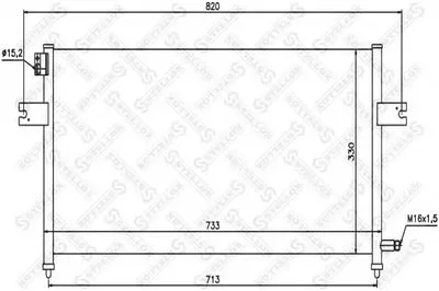Конденсатор, кондиционер STELLOX купить