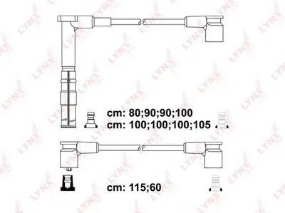 Комплект проводов зажигания LYNXauto купить