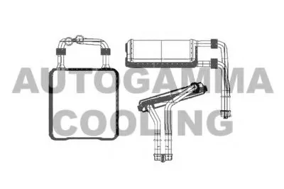 Теплообменник, отопление салона AUTOGAMMA купить