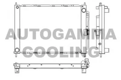 Радиатор, охлаждение двигателя AUTOGAMMA купить