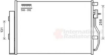 Конденсатор, кондиционер VAN WEZEL купить