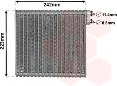 Испаритель, кондиционер VAN WEZEL купить