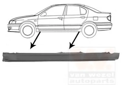Накладка порога VAN WEZEL купить