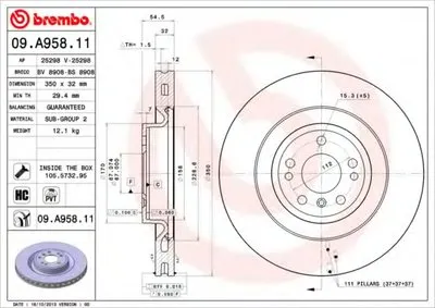 Тормозной диск COATED DISC LINE BREMBO купить