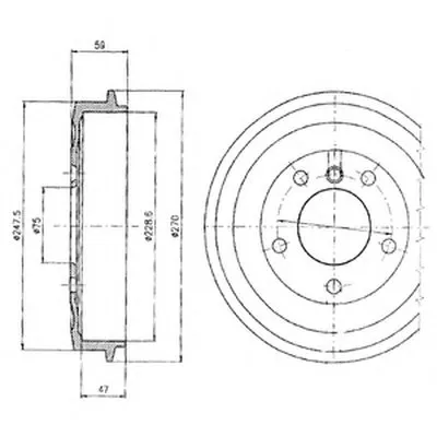 Тормозной барабан DELPHI купить