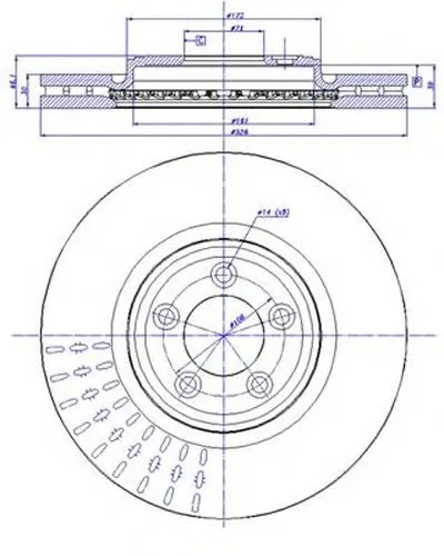 Тормозной диск HC CAR купить