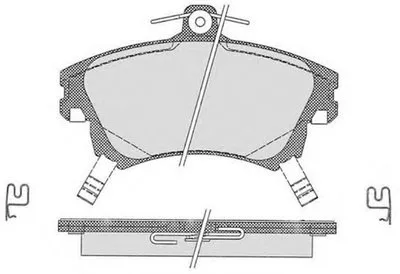 Комплект тормозных колодок, дисковый тормоз RAICAM купить