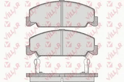 Комплект тормозных колодок, дисковый тормоз VILLAR купить