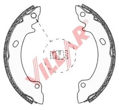 Комплект тормозных колодок VILLAR купить