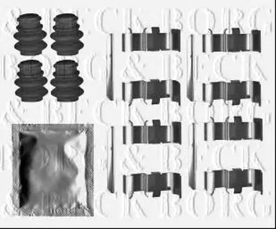 Комплектующие, колодки дискового тормоза BORG & BECK купить