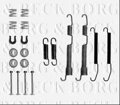 Комплектующие, колодки дискового тормоза BORG & BECK купить