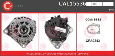 Генератор GENUINE SERIES CASCO купить