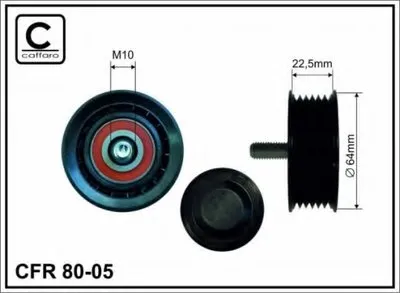 Паразитный / ведущий ролик, поликлиновой ремень CAFFARO купить