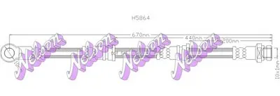 Тормозной шланг BROVEX-NELSON купить