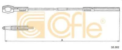 Тросик сцепления COFLE купить