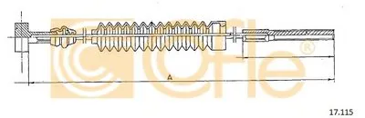 Трос, стояночная тормозная система COFLE купить