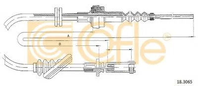 Тросик сцепления COFLE купить