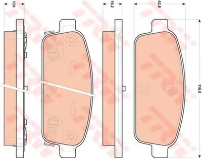 Комплект тормозных колодок, дисковый тормоз Dr!ve+ купить