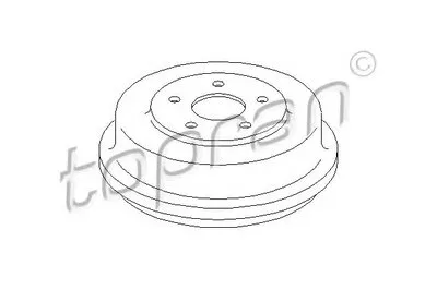Тормозной барабан TOPRAN купить