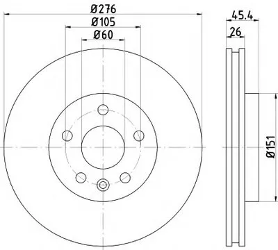 Тормозной диск MINTEX купить