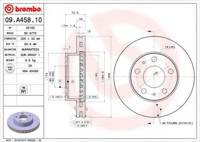 Тормозной диск BREMBO купить