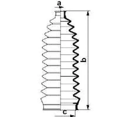 Пыльник, рулевое управление SPIDAN купить