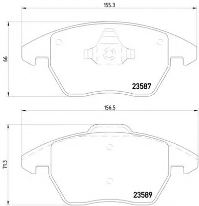 Комплект тормозных колодок, дисковый тормоз HELLA купить