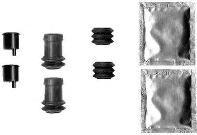 комплект принадлежностей, тормозной суппорт HELLA купить