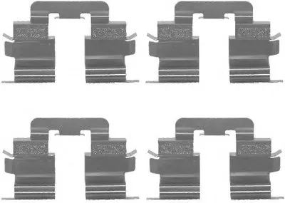 Комплектующие, колодки дискового тормоза HELLA купить