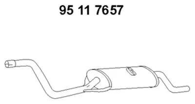 Глушитель выхлопных газов конечный EBERSPÄCHER купить