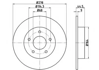 Тормозной диск MINTEX купить