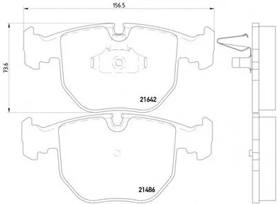 Комплект тормозных колодок, дисковый тормоз HELLA PAGID купить