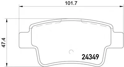 Комплект тормозных колодок, дисковый тормоз HELLA PAGID купить