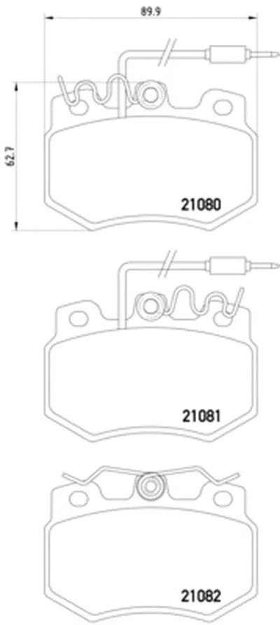 Комплект тормозных колодок, дисковый тормоз MINTEX купить