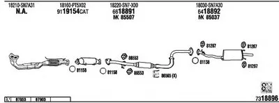 Система выпуска ОГ WALKER купить