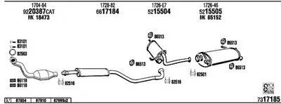 Система выпуска ОГ WALKER купить