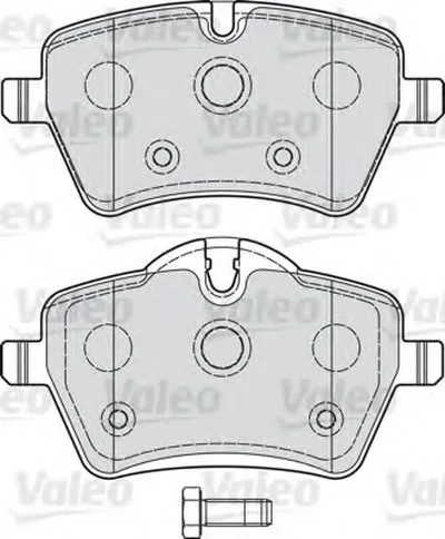 Комплект тормозных колодок, дисковый тормоз VALEO купить