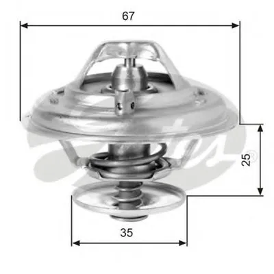 Термостат, охлаждающая жидкость GATES купить