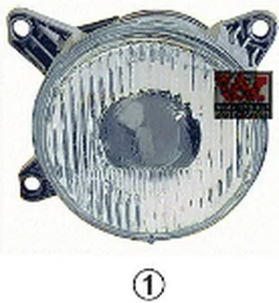 Вставка фары, фара дальнего света VAN WEZEL купить