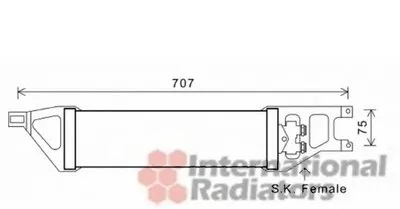 масляный радиатор, двигательное масло VAN WEZEL купить