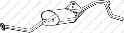 Глушитель выхлопных газов конечный BOSAL купить