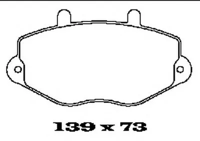 Комплект тормозных колодок, дисковый тормоз FTE купить