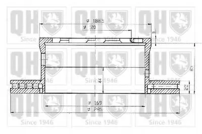 Тормозной диск QUINTON HAZELL купить