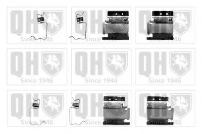 Комплектующие, колодки дискового тормоза QUINTON HAZELL купить